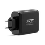 PORT síťová nabíječka pro USB-C a  USB-A, 120 W, černá