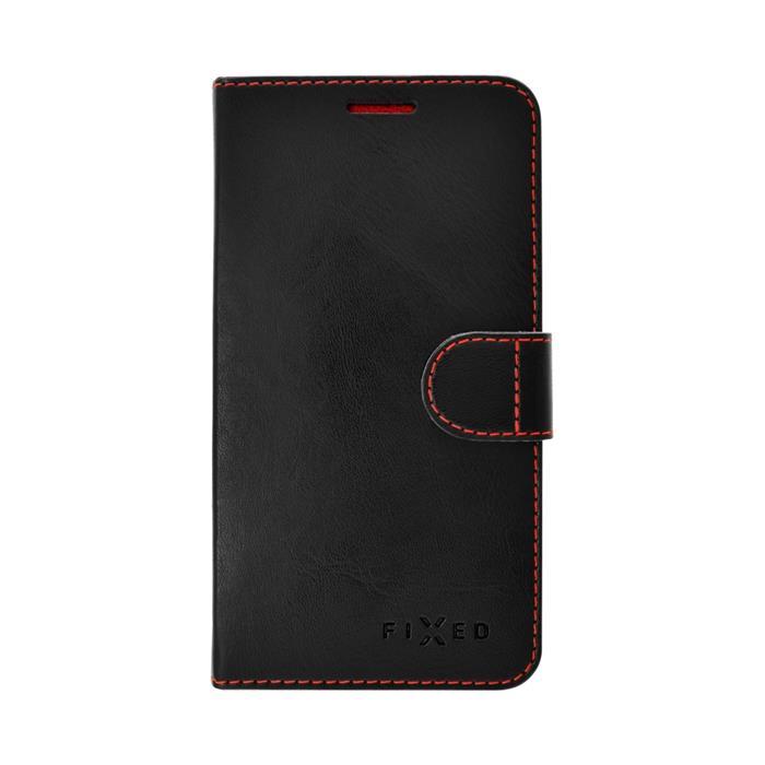 Pouzdro typu kniha FIXED FIT pro Apple iPhone 7/8/SE (2020), černé