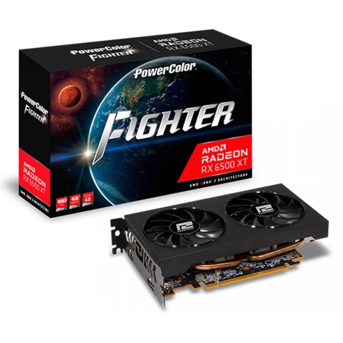 PowerColor TUL Fighter AMD Radeon RX 6500 XT 4GB GDDR6