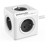 PowerCube Extended Grey, napájecí kabel s 5 zásuvkami, 1.5m