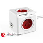 PowerCube Extended USB Red