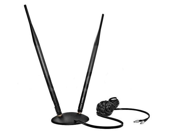 Poynting GSM/3G/LTE CRC9/TS9 dvojitá magnetická anténa, 7dB, kabel 4m