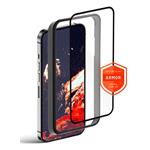 Prémiové ochranné tvrzené sklo FIXED Armor s aplikátorem pro Apple iPhone 15 Pro Max, černé