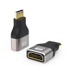 PremiumCord 8K Adapter HDMI Typ A samice - mini HDMI Typ C samec, kovová, pozlacená