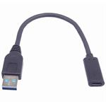 PremiumCord Adaptér kabelový USB 3.0 A male -> USB-C female, 20cm