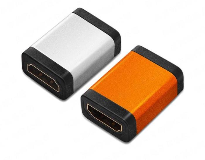 PremiumCord Adaptér spojka HDMI A - HDMI A, Female/Female, oranžová