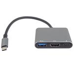 PremiumCord Adaptér USB-C na HDMI + USB3.0 + PD, rozlišení FULL HD 1080p