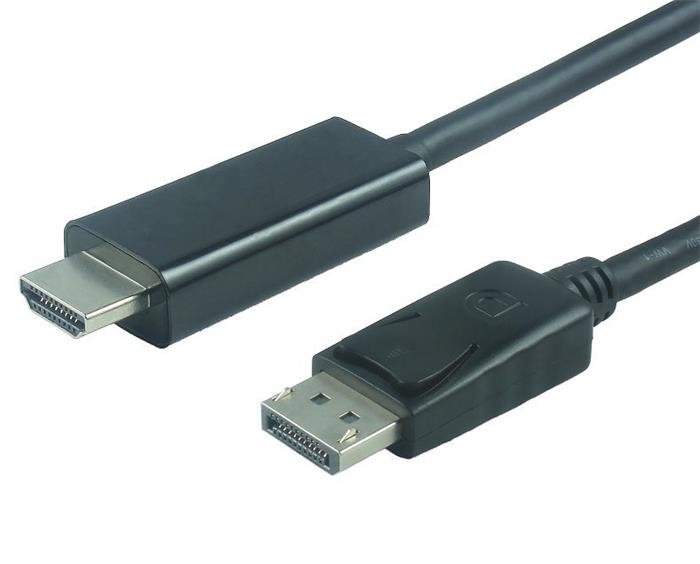 PremiumCord DisplayPort na HDMI kabel 3m M/M