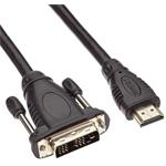PremiumCord DVI-HDMI kabel, DVI-D(M) - HDMI M, 5m