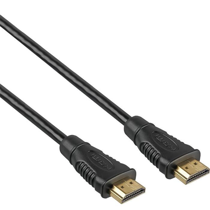 PremiumCord HDMI 1.4 kabel, A-A, M-M, 5m zlacené konektory