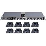 PremiumCord HDMI 1-8 splitter+extender po CAT6/6a/7, FULL HD, 3D