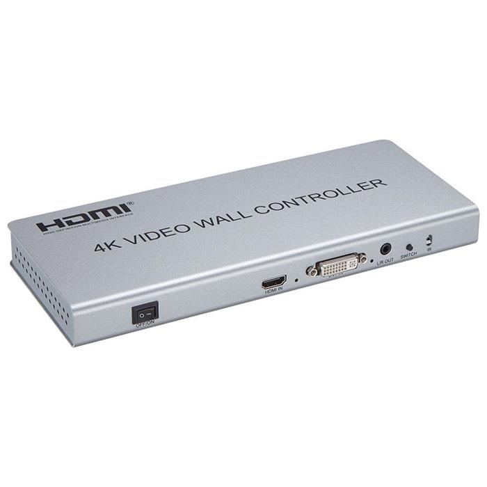PremiumCord HDMI 1 vstup - 4 výstupy, Video Wall controller