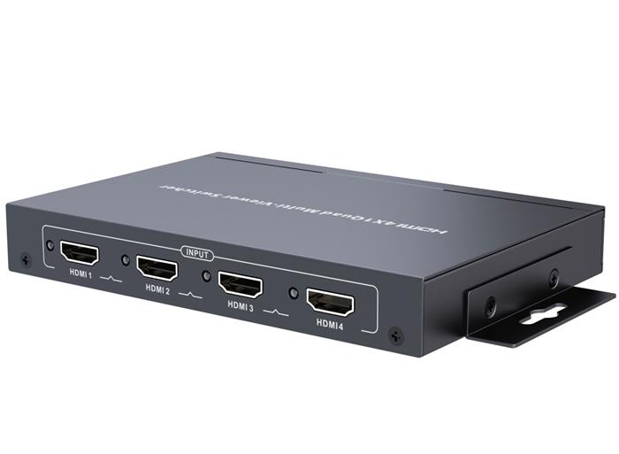 PremiumCord HDMI 4 vstupy - 1 výstup, multi zobrazovací systém