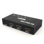 PremiumCord HDMI splitter 1-2 portů kovový s napájecím adaptérem, 3D, FULL HD