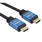 PremiumCord kabel HDMI 2.0b, 1m, kovové zlacené konektory