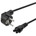 PremiumCord Kabel síťový 230V k notebooku 1m, "trojlístek" "Mickey Mouse"