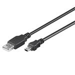 PremiumCord Kabel USB, A-B mini, 5pinů, 3m