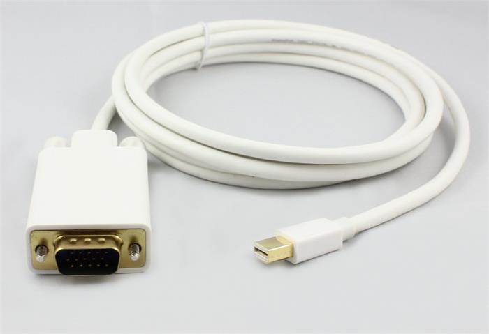 PremiumCord Mini DisplayPort -> D-Sub, M/M, 2m, bílý