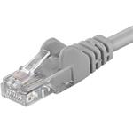 PremiumCord Patch kabel UTP RJ45-RJ45 CAT6 0.1m šedá