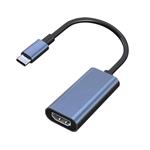 PremiumCord Převodník USB-C na HDMI, rozlišení 4K a FULL HD 1080p, kovové pouzdro