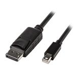PremiumCord propojovací kabel DisplayPort 1.2, DP -> mDP, 3m, černý