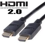 PremiumCord propojovací kabel HDMI 2.0, 15m, černý