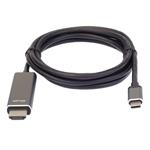 PremiumCord propojovací kabel USB-C (DP) na HDMI, 4K@60Hz, 1.8m