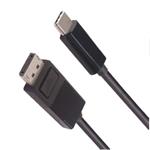 PremiumCord propojovací kabel USB-C na DisplayPort 1.4, 2m, černý