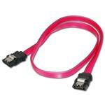 PremiumCord SATA II kabel, 50cm, s kovovou západkou