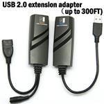 PremiumCord USB 2.0 extender po Cat5/Cat5e/Cat6 do 50m 