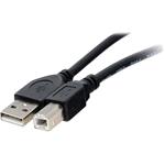 PremiumCord USB 2.0 kabel A-B 5m, barva černá