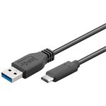PremiumCord USB 3.0 kabel, USB-A (m) na USB-C (m), 2m