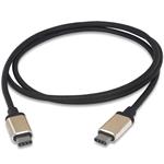 PremiumCord USB 3.0 propojovací kabel USB-C -> USB-C, 2A, 5Gbps, 1m, hliníkové konektory