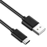 PremiumCord USB-C kabel pro rychlé nabíjení, USB 2.0, 3A, 10cm, černý