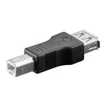 PremiumCord USB redukce A-B, Female/Male