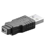 PremiumCord USB redukce A/Male - MINI USB typ B 5 PIN/Female