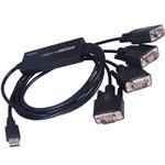 PremiumCord USB2.0 na 4 x RS232C