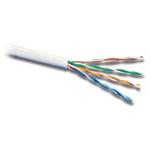 PremiumCord UTP Kabel, drát, Cat5e, AWG24, čistá měď, 1m