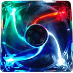 PRIMECOOLER PC-L12025L12S/RGBW  (120x120x25m with RED  GREEN BLUE WHITE LED Ligh
