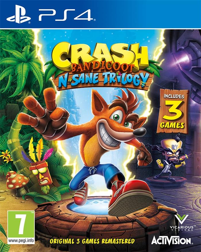 PS4 hra Crash Bandicoot N.Sane Trilogy