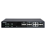 QNAP managovatelný switch QSW-M1204-4C (12 portů: 8x SFP+, 4x SFP+/NBASE-T)