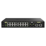 QNAP řízený switch QSW-M2116P-2T2S (16x 2,5GbE PoE+ RJ45 / 2x 10GbE RJ45 PoE++ / 2x 10GbE SFP+)