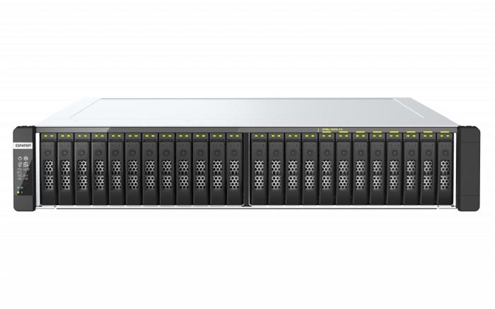 QNAP TDS-h2489FU-4309Y-64G (2x Xeon, 64GB ECC RAM, 24x 2,5" SATA, 2x M.2 NVMe, 4x 2,5GbE, 2x 25GbE)