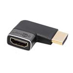 Redukce HDMI 8K@60Hz, lomená vpravo, zlacené konektory