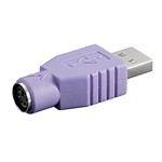 Redukce USB A(M) -  PS/2(F) pro klávesnici