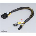 Redukce z 8pin (M) na 8pin (2x4pin) - 30 cm