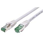 Roline S/FTP patchkabel kat. 6A, 0,3m, bílý