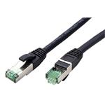 Roline S/FTP patchkabel kat. 6A, 0,3m, černý