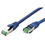 Roline S/FTP patchkabel kat. 6A, 0,3m, modrý