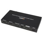 Rozbočovač HDMI, 2 porty, 4K@60Hz, audio extraktor, downscaling